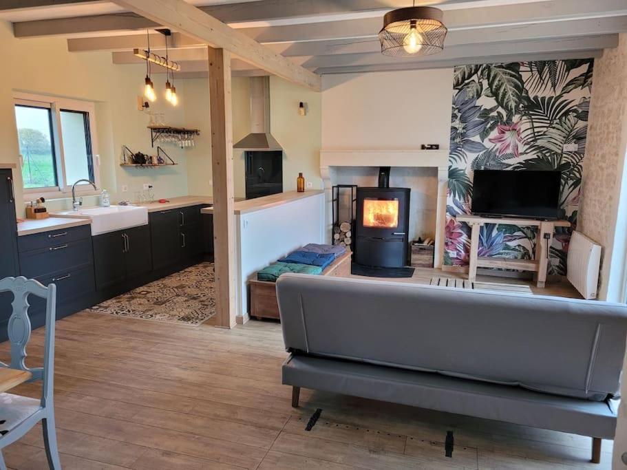 Maison Poitevine 9/10 Personnes Chaunay Экстерьер фото
